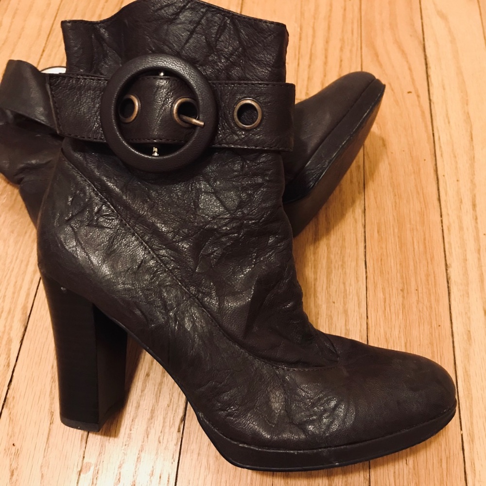 Brown booties